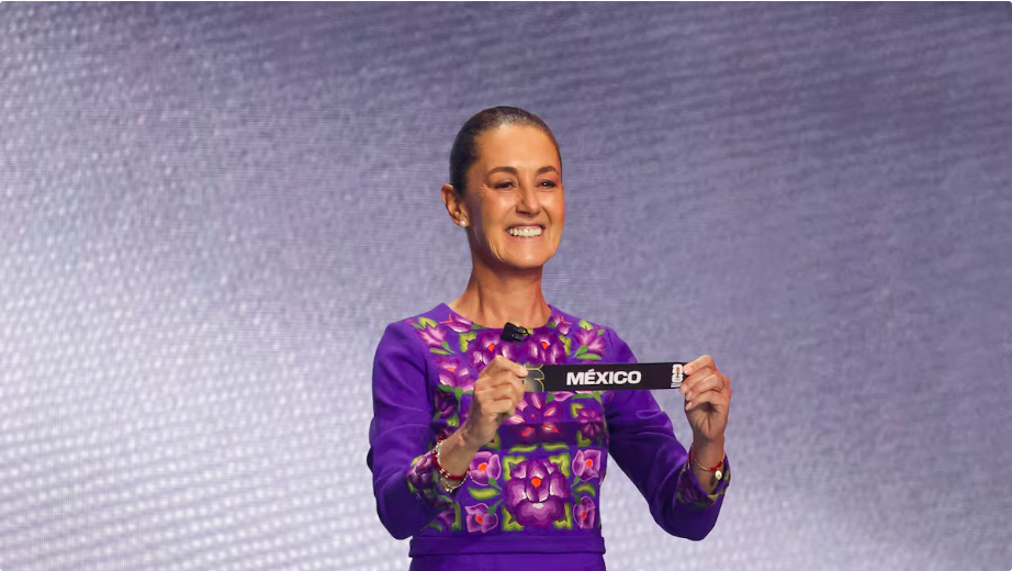 Vestido morado de Claudia Sheinbaum