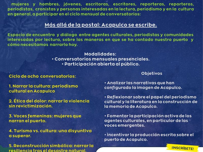 Conversatorios sobre el Acapulco que queremos