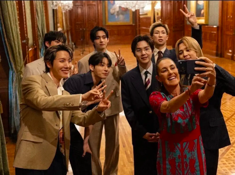 BTS en Palacio Nacional